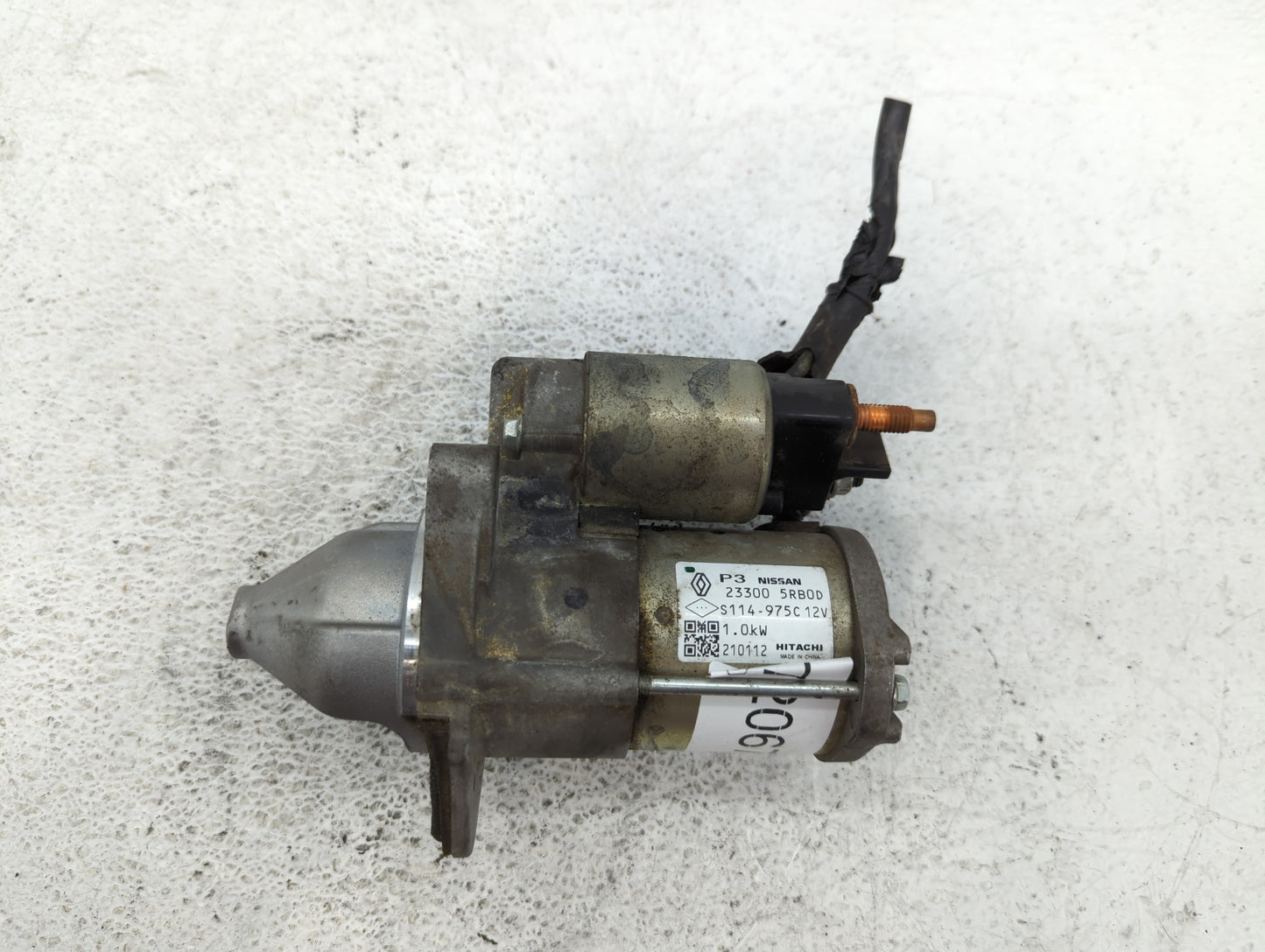 2019-2021 Nissan Kicks Car Starter Motor Solenoid OEM P/N:23300 5RB0D S114-975C 12V Fits Fits 2019 2020 2021 2022 OEM Used A