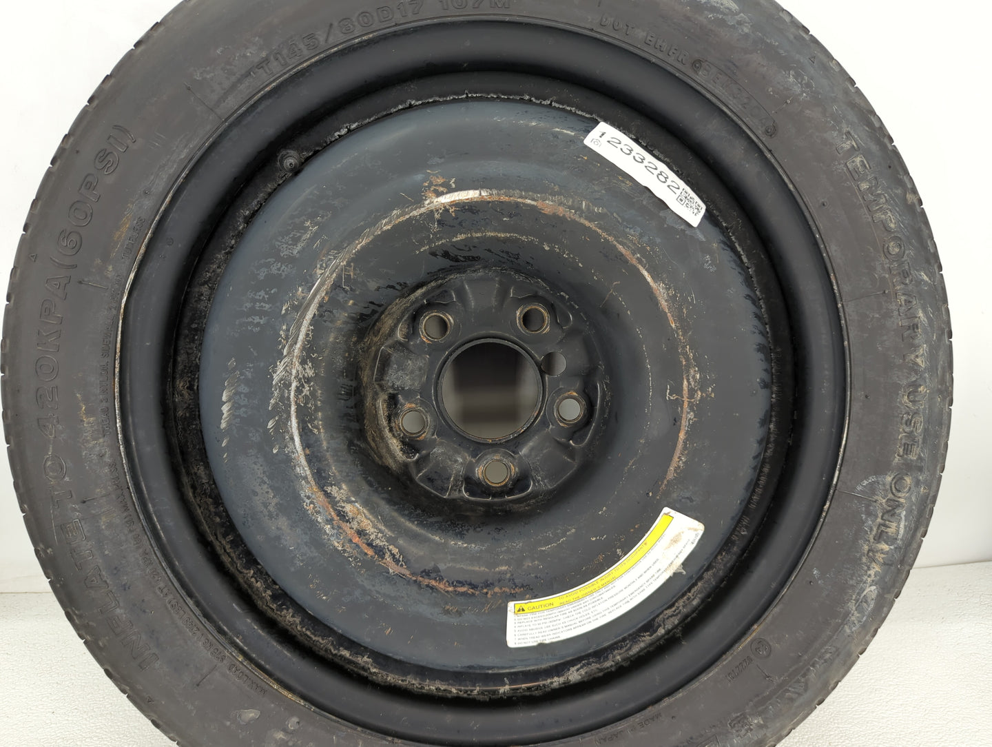 2004-2022 Nissan Maxima Spare Donut Tire Wheel Rim Oem - Oemusedautoparts1.com