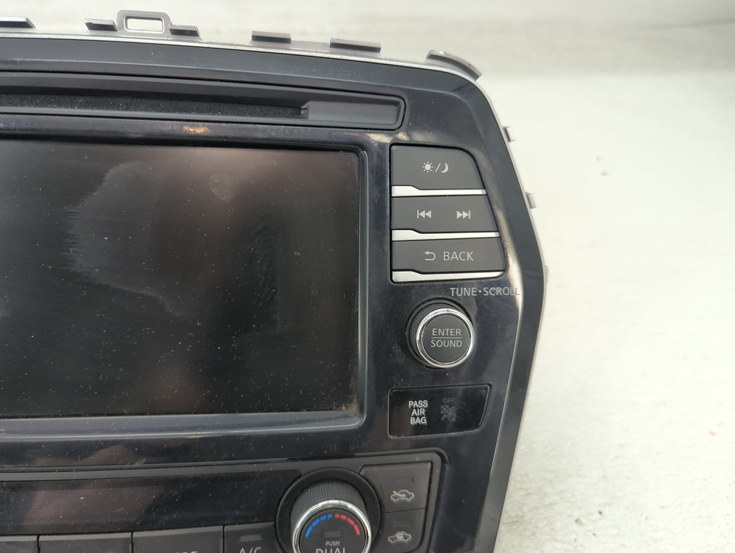 2019-2021 Nissan Maxima Radio AM FM Cd Player Receiver Replacement P/N:259159DL0B Fits Fits 2019 2020 2021 OEM Used Auto Par