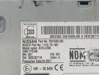 2019-2021 Nissan Maxima Radio AM FM Cd Player Receiver Replacement P/N:259159DL0B Fits Fits 2019 2020 2021 OEM Used Auto Par