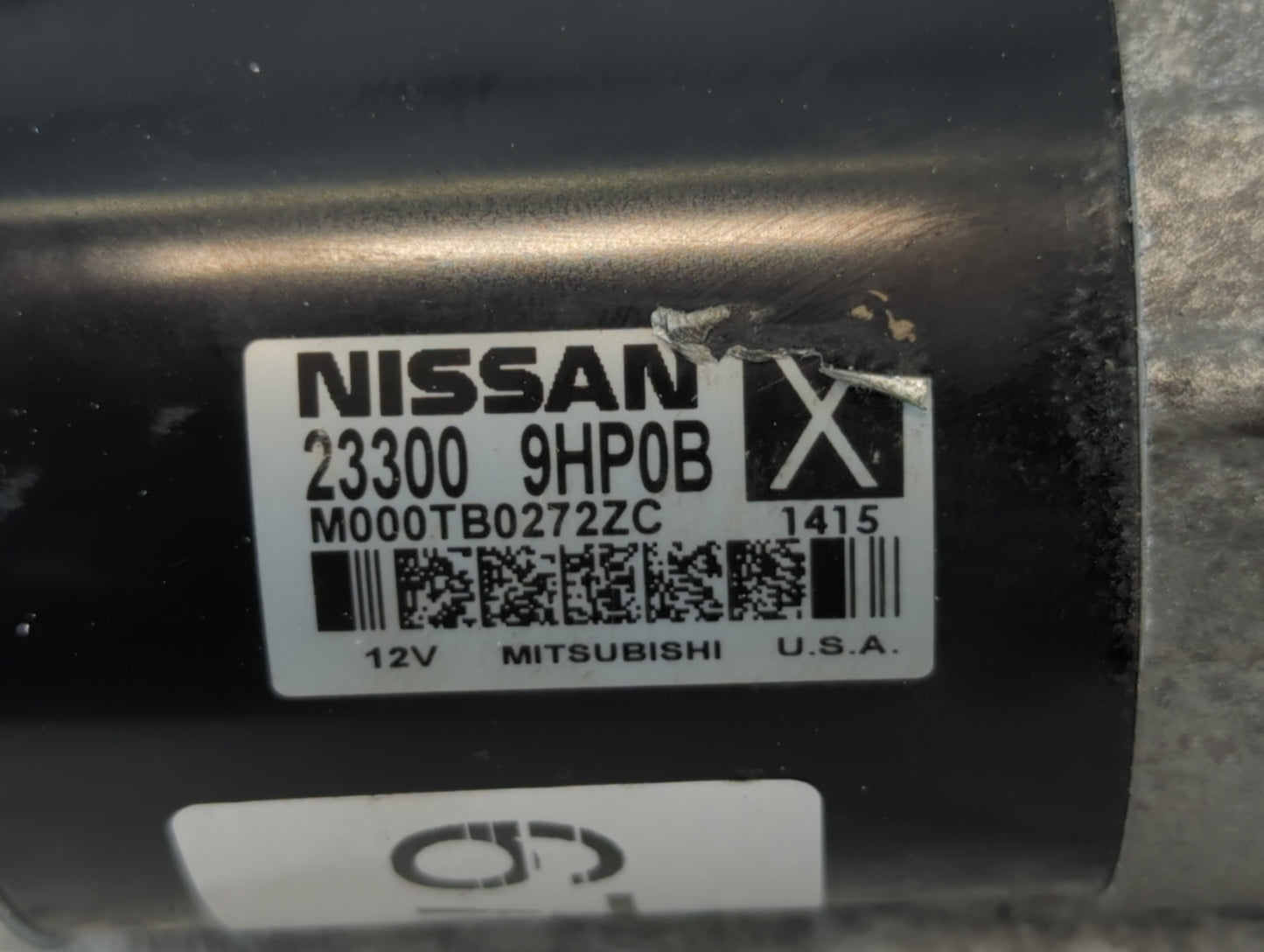 2016-2021 Nissan Maxima Car Starter Motor Solenoid OEM P/N:23300 9HP0B Fits Fits 2015 2016 2017 2018 2019 2020 2021 2022 OEM