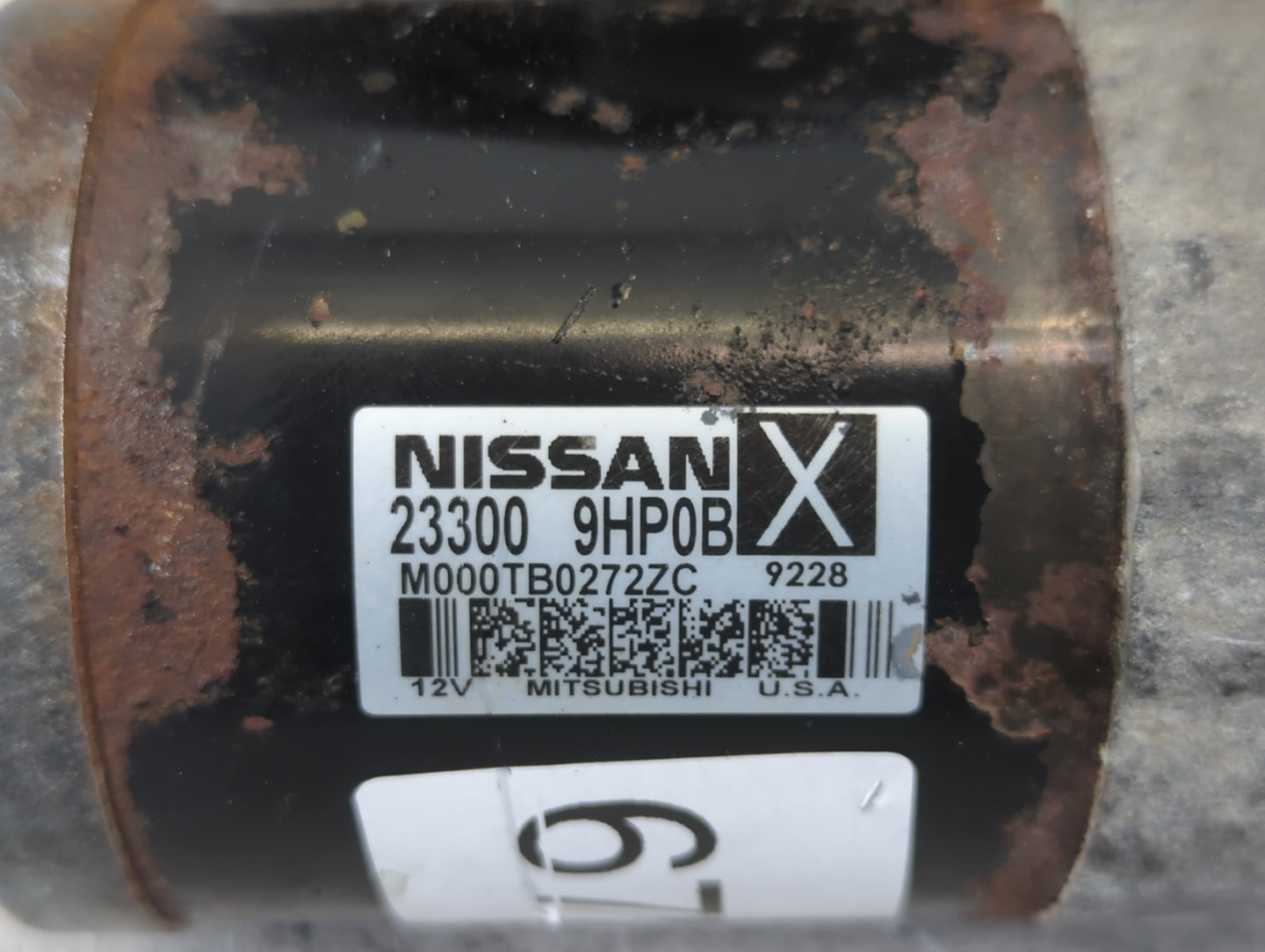 2016-2021 Nissan Maxima Car Starter Motor Solenoid OEM P/N:M00TB0272ZC 23300 9HP0B Fits OEM Used Auto Parts - Oemusedautopar