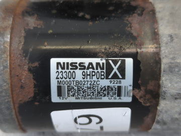 2016-2021 Nissan Maxima Car Starter Motor Solenoid OEM P/N:M00TB0272ZC 23300 9HP0B Fits OEM Used Auto Parts