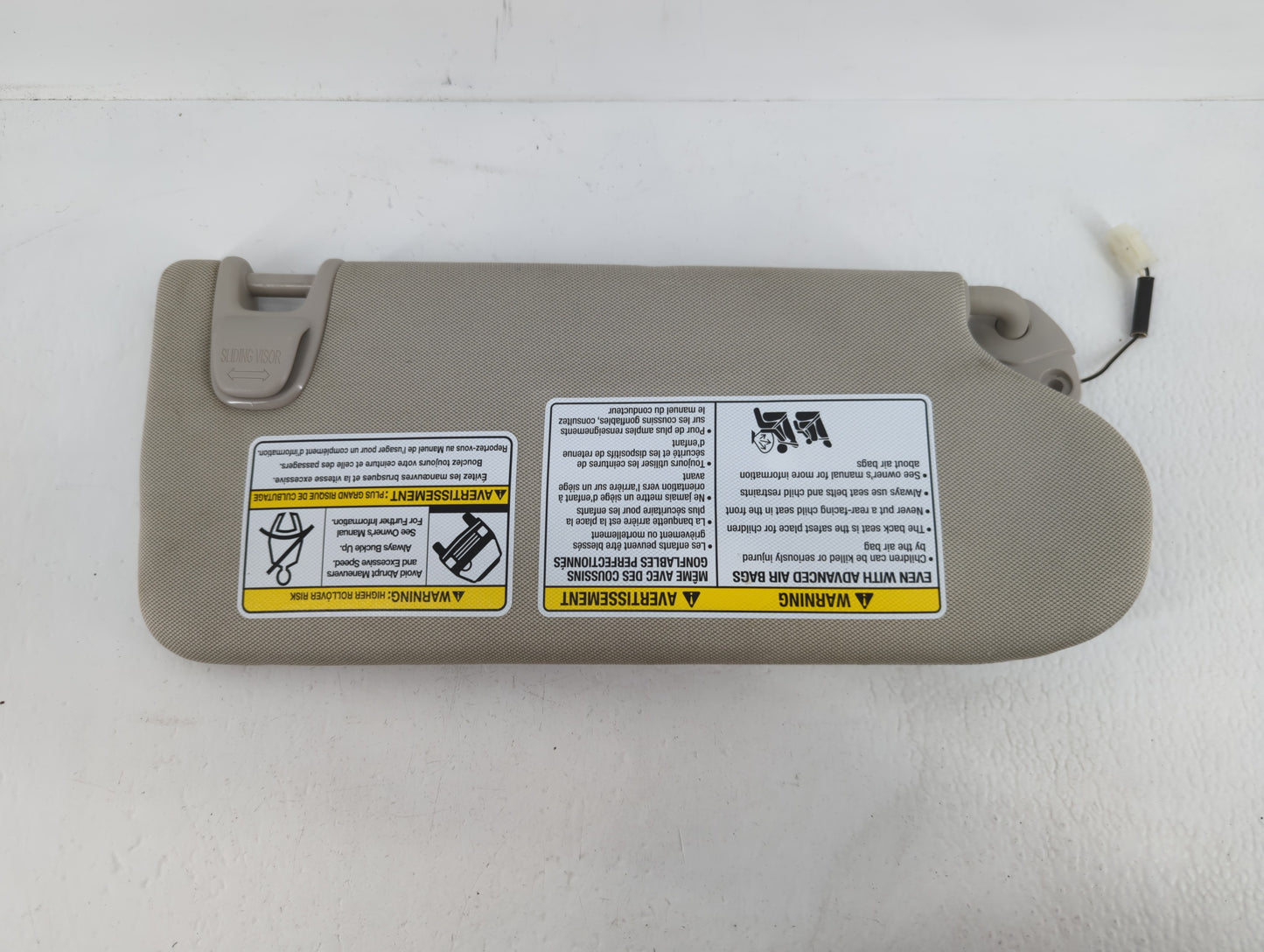 2019-2022 Nissan Murano Sun Visor Shade Replacement Driver Left Mirror Fits Fits 2019 2020 2021 2022 OEM Used Auto Parts - O