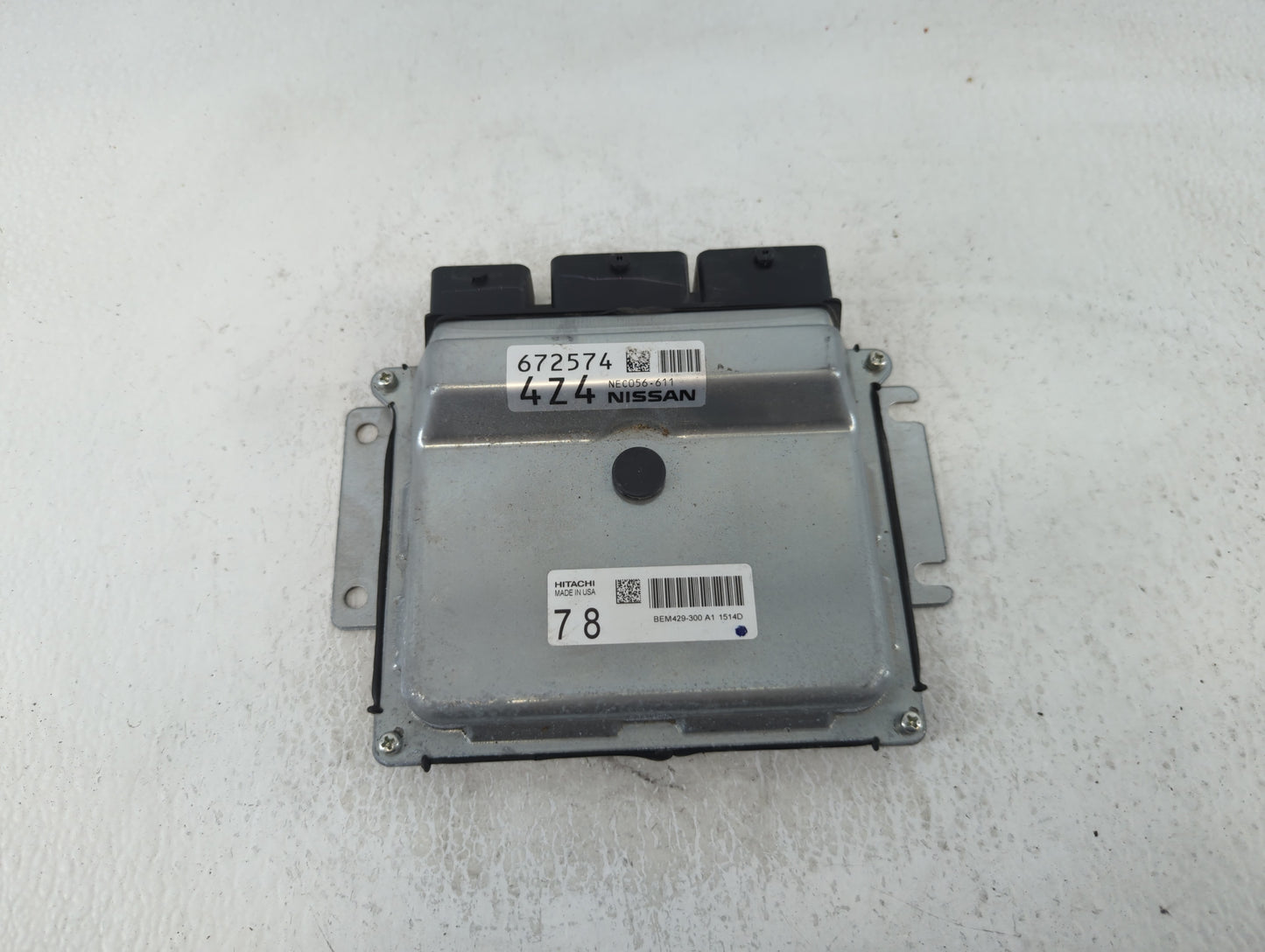 2020-2022 Nissan Murano PCM Engine Control Computer ECU ECM PCU OEM P/N:672574 NEC056-611 Fits Fits 2020 2021 2022 OEM Used 