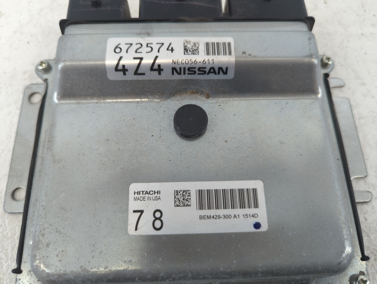 2020-2022 Nissan Murano PCM Engine Control Computer ECU ECM PCU OEM P/N:672574 NEC056-611 Fits Fits 2020 2021 2022 OEM Used 
