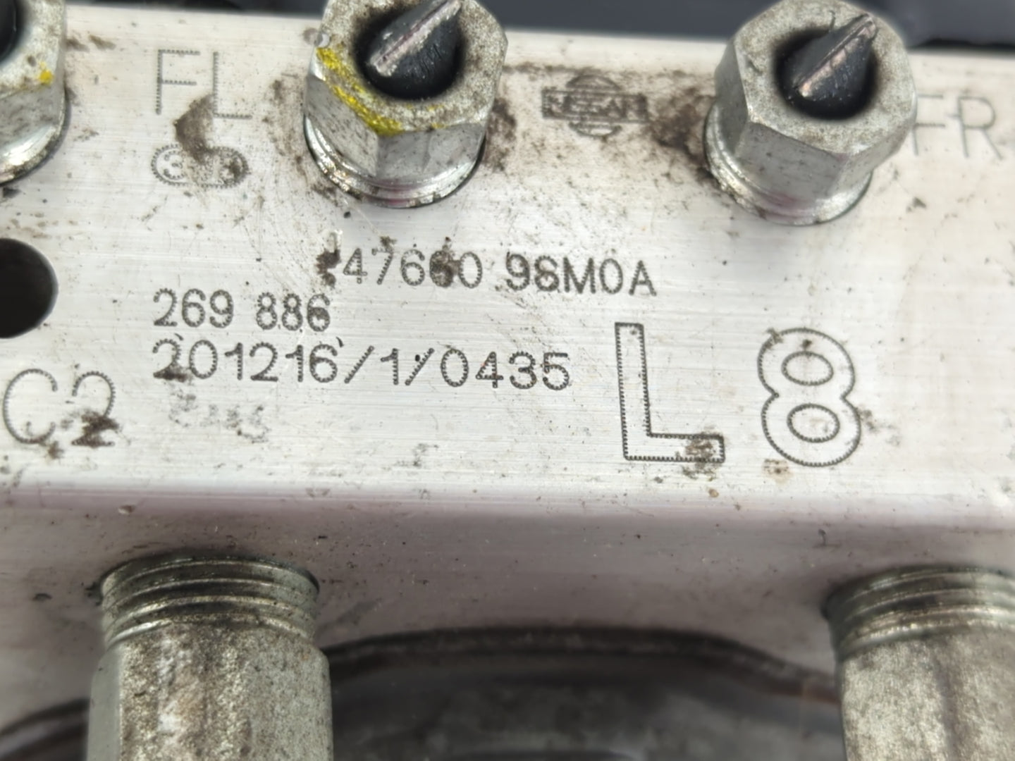 2021 Nissan Nv200 ABS Pump Control Module Replacement P/N:201216/1/0435 269 886, 47660 96M0A Fits OEM Used Auto Parts - Oemu