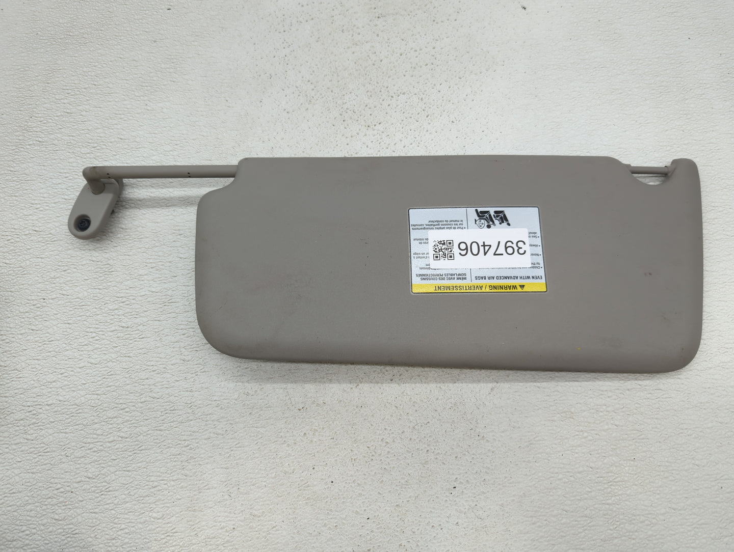 2021 Nissan Nv200 Sun Visor Shade Replacement Passenger Right Mirror Fits OEM Used Auto Parts - Oemusedautoparts1.com