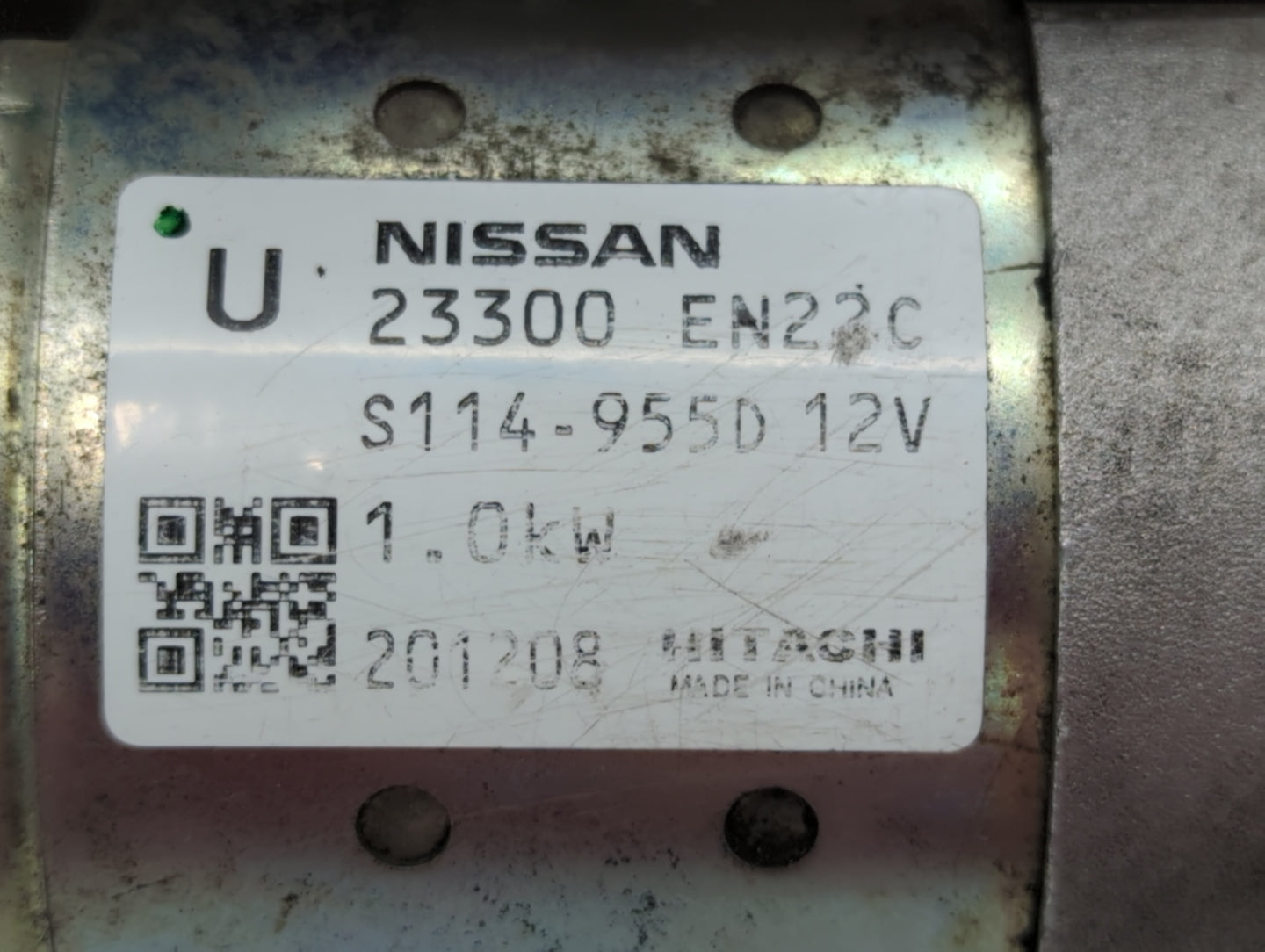 2014-2020 Nissan Nv200 Car Starter Motor Solenoid OEM P/N:23300 EN22C Fits Fits 2013 2014 2015 2016 2017 2018 2019 2020 OEM 