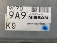 2020 Nissan Nv200 PCM Engine Control Computer ECU ECM PCU OEM P/N:NEC043-656 Fits OEM Used Auto Parts - Oemusedautoparts1.co