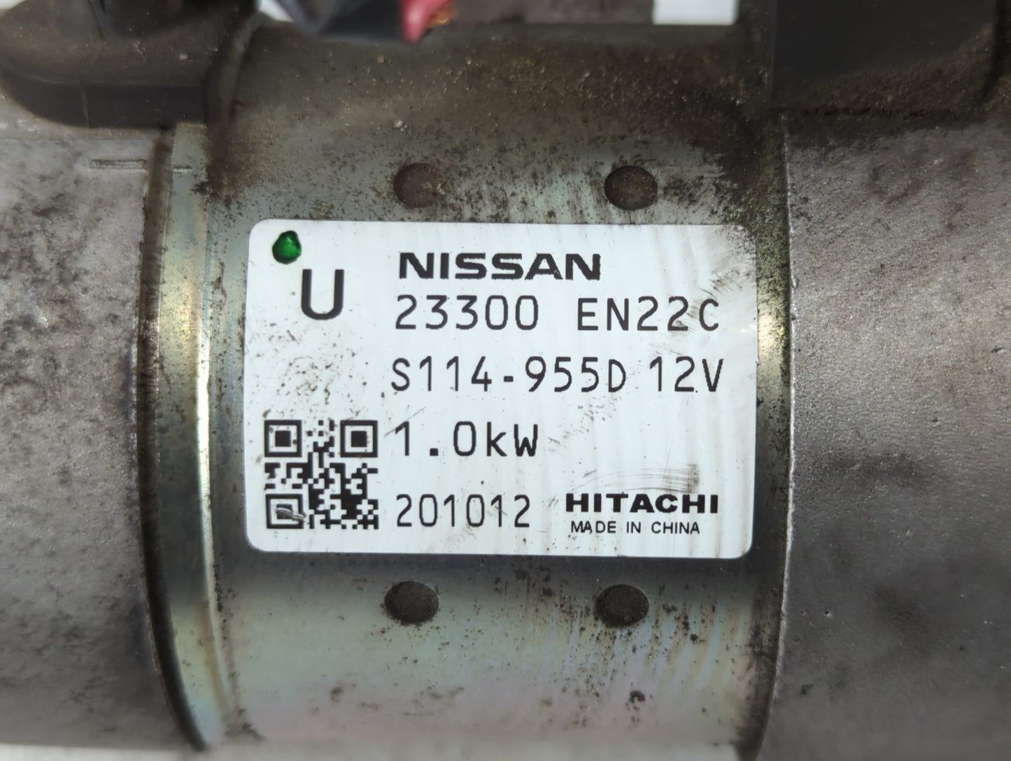 2014-2020 Nissan Nv200 Car Starter Motor Solenoid OEM P/N:S114-955D 12V 23300 EN22C Fits OEM Used Auto Parts - Oemusedautopa