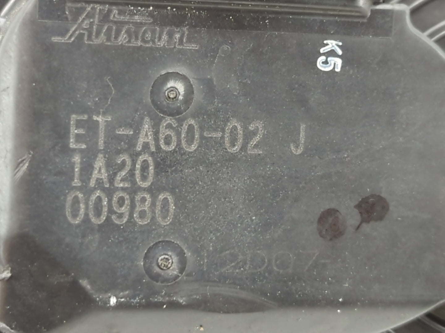 2014-2020 Nissan Nv200 Throttle Body P/N:ET-A60-02 J Fits OEM Used Auto Parts - Oemusedautoparts1.com