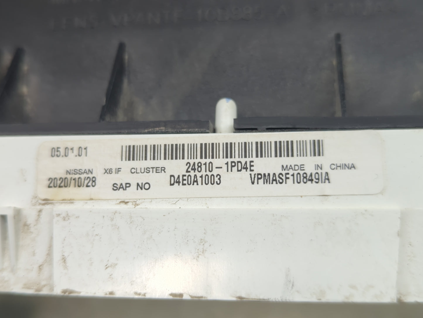 2021 Nissan Nv2500 Instrument Cluster Speedometer Gauges P/N:24810-1PD4E Fits OEM Used Auto Parts - Oemusedautoparts1.com