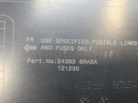 2021-2022 Nissan Rogue Fusebox Fuse Box Panel Relay Module P/N:24382 6RA2A Fits Fits 2021 2022 OEM Used Auto Parts - Oemused