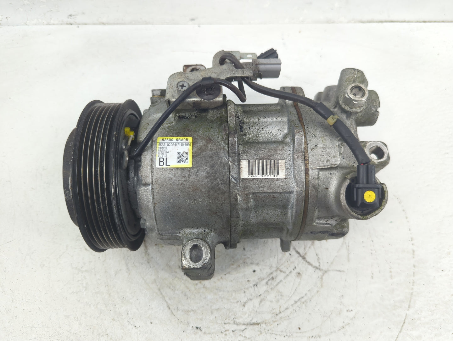 2021-2021 Nissan Rogue Air Conditioning A/c Ac Compressor Oem - Oemusedautoparts1.com