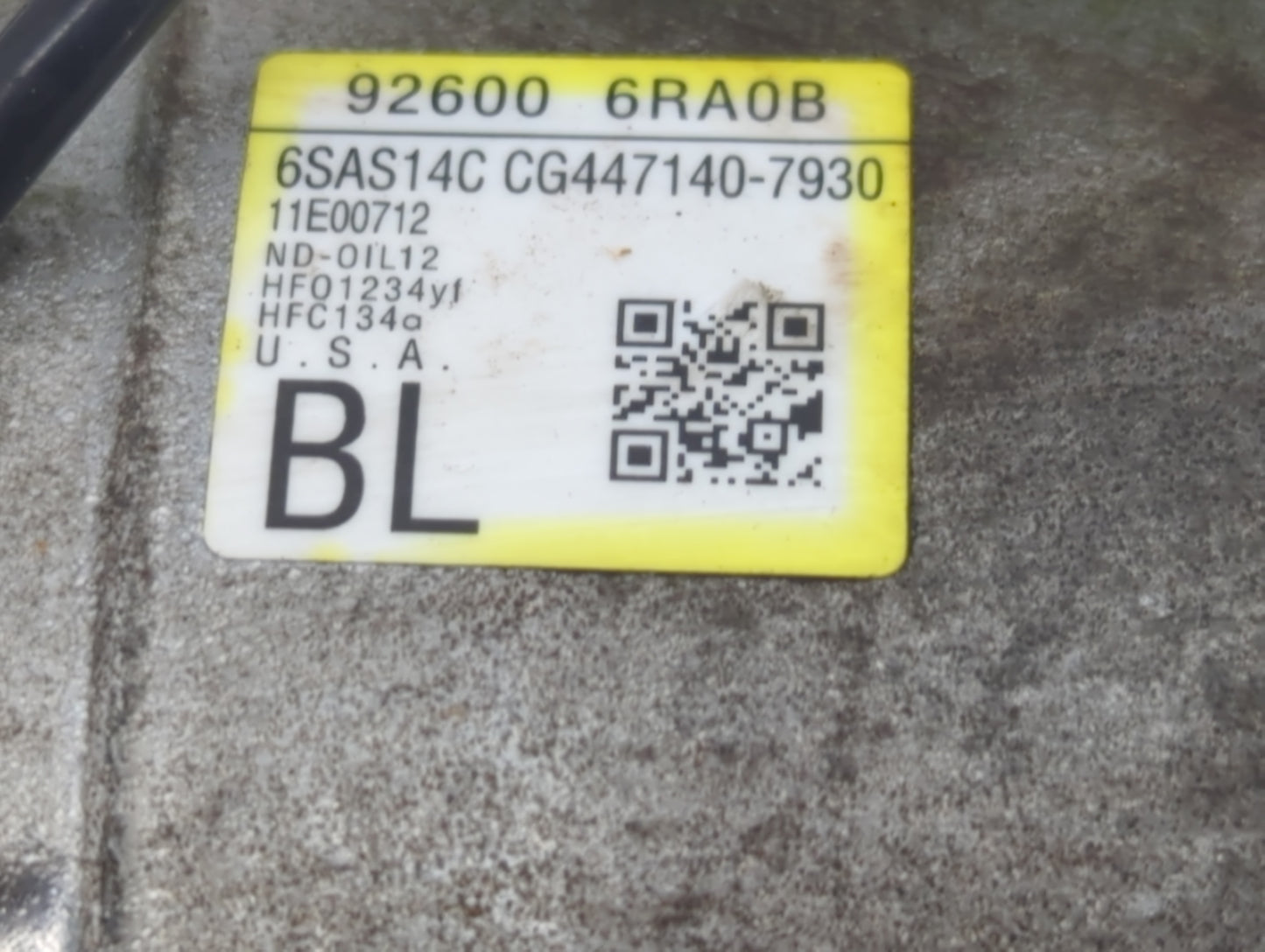 2021-2021 Nissan Rogue Air Conditioning A/c Ac Compressor Oem - Oemusedautoparts1.com