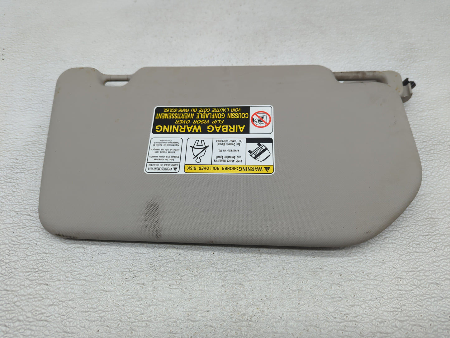 2021-2022 Nissan Rogue Sun Visor Shade Replacement Driver Left Mirror Fits Fits 2021 2022 OEM Used Auto Parts - Oemusedautop