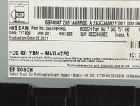 2021-2022 Nissan Rogue Radio AM FM Cd Player Receiver Replacement P/N:7 505 751 490 2591A6RR0C Fits Fits 2021 2022 OEM Used 