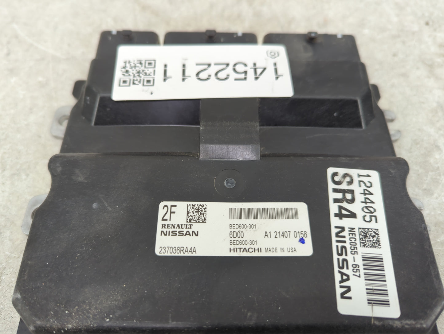 2021 Nissan Rogue PCM Engine Control Computer ECU ECM PCU OEM P/N:BED600-301 237036RA4A, NEC055-657 Fits OEM Used Auto Parts