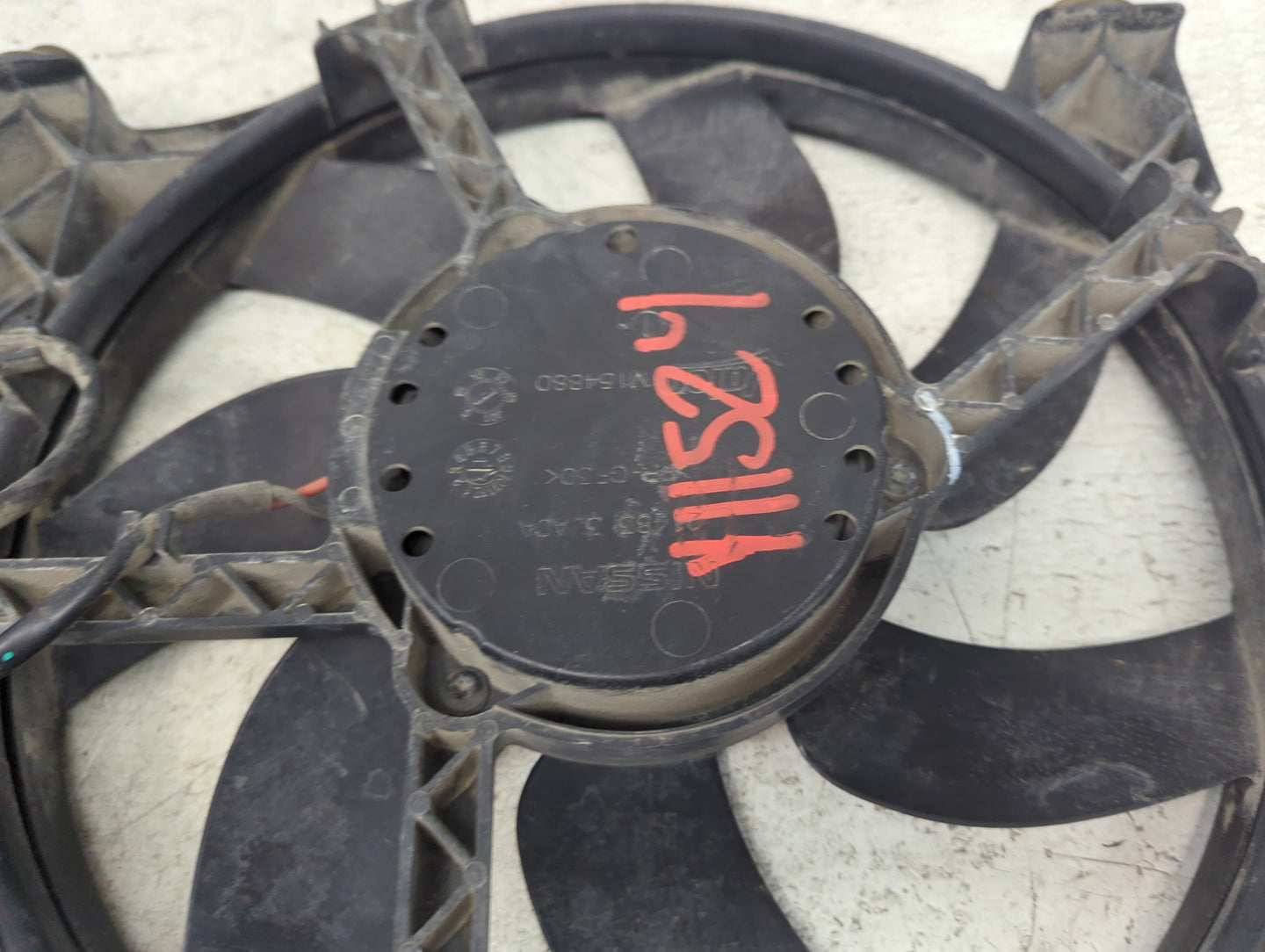 2021 Nissan Rogue Electric Radiator Cooling Fan Motor Assembly P/N:21481-9PA0A M154650 Fits OEM Used Auto Parts - Oemusedaut