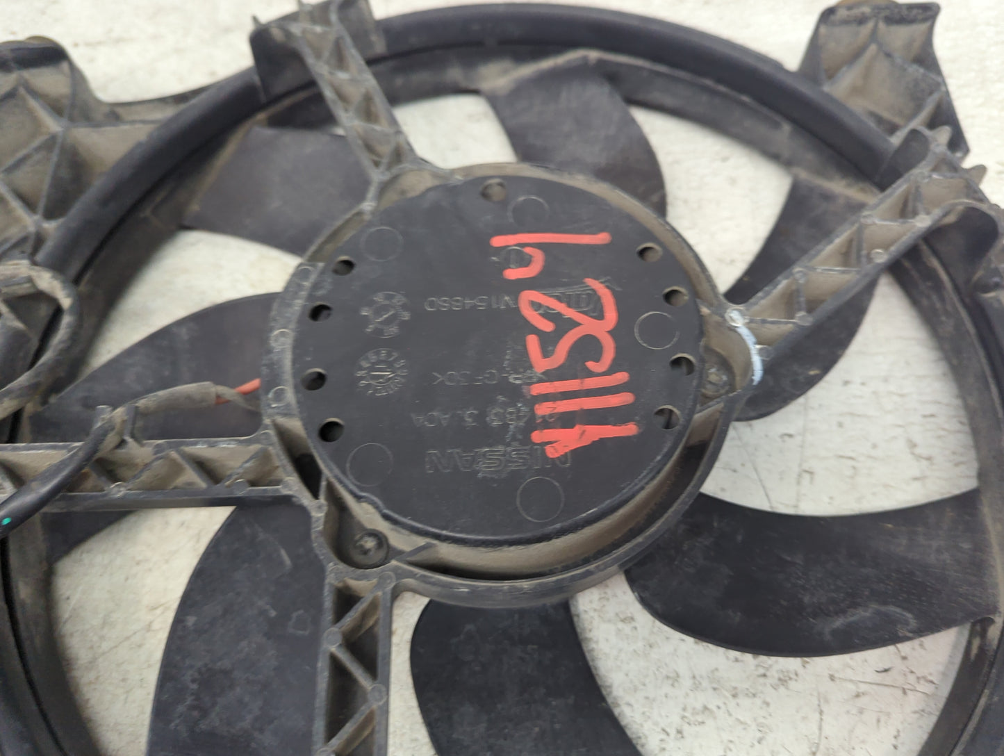 2021 Nissan Rogue Electric Radiator Cooling Fan Motor Assembly P/N:21481-9PA0A M154650 Fits OEM Used Auto Parts - Oemusedaut