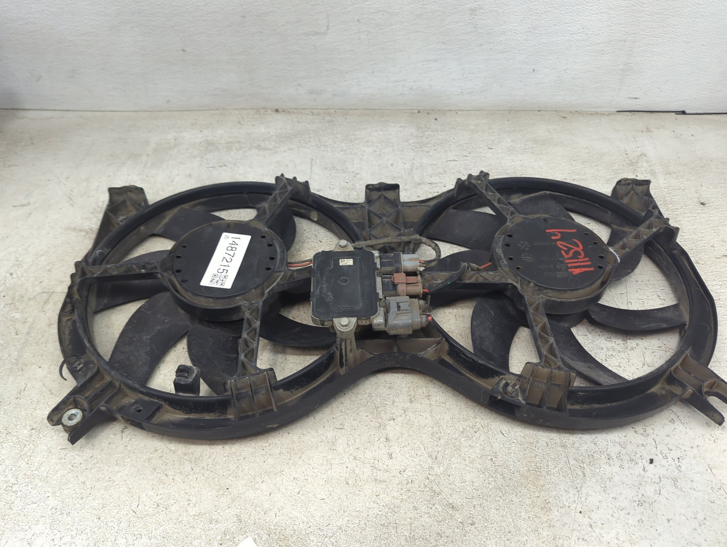 2021 Nissan Rogue Electric Radiator Cooling Fan Motor Assembly P/N:21481-9PA0A M154650 Fits OEM Used Auto Parts - Oemusedaut