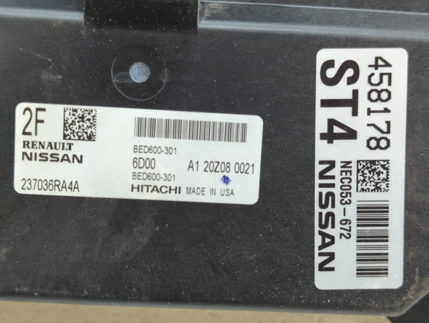 2021 Nissan Rogue PCM Engine Control Computer ECU ECM PCU OEM P/N:NEC053-668 Fits OEM Used Auto Parts - Oemusedautoparts1.co