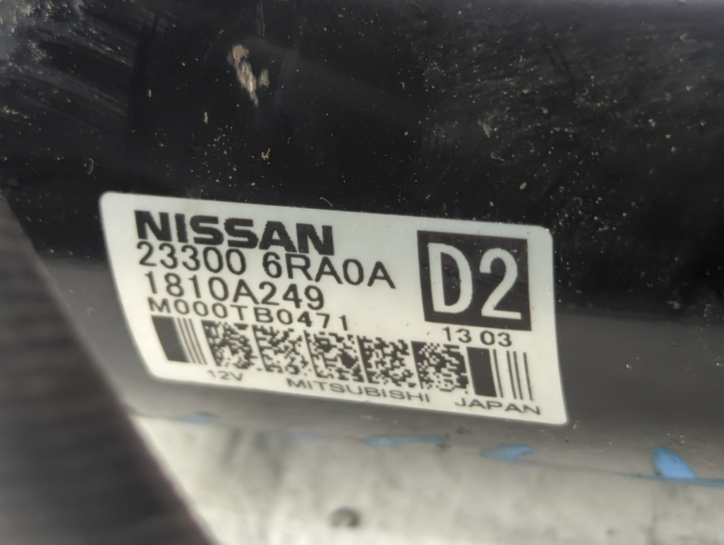 2021 Nissan Rogue Car Starter Motor Solenoid OEM P/N:23300 6CA0A Fits Fits 2019 2020 2022 OEM Used Auto Parts - Oemusedautop