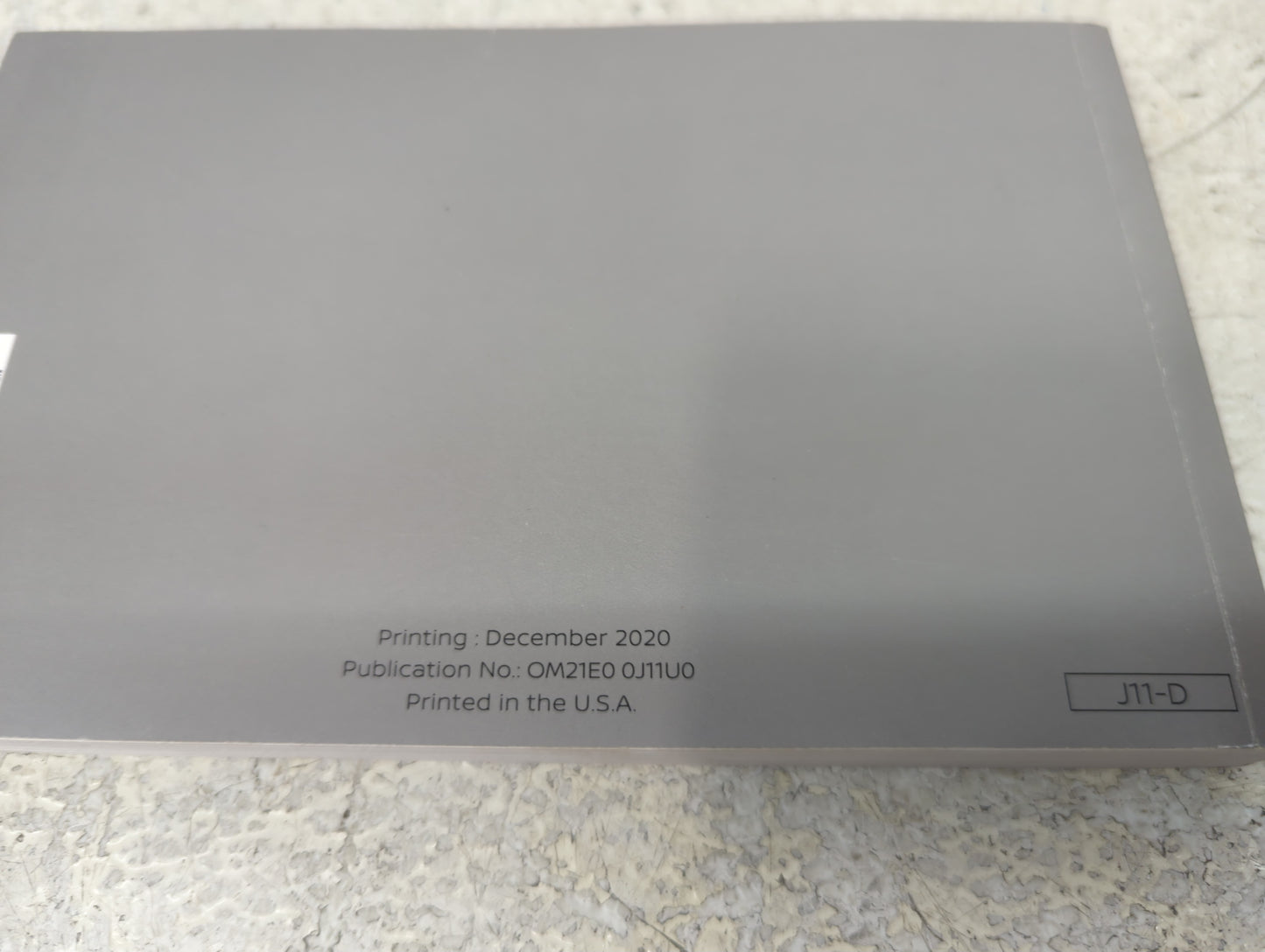 2021 Nissan Rogue Sport Owners Manual Book Guide P/N:OM21E0-0J11U0 OEM Used Auto Parts - Oemusedautoparts1.com