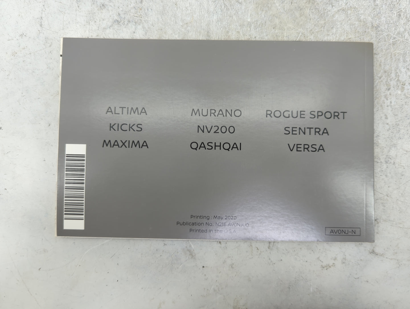 2021 Nissan Rogue Sport Owners Manual Book Guide OEM Used Auto Parts - Oemusedautoparts1.com