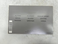 2021 Nissan Rogue Sport Owners Manual Book Guide OEM Used Auto Parts - Oemusedautoparts1.com