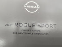 2021 Nissan Rogue Sport Owners Manual Book Guide P/N:OM21E0 0J11U0 OEM Used Auto Parts - Oemusedautoparts1.com