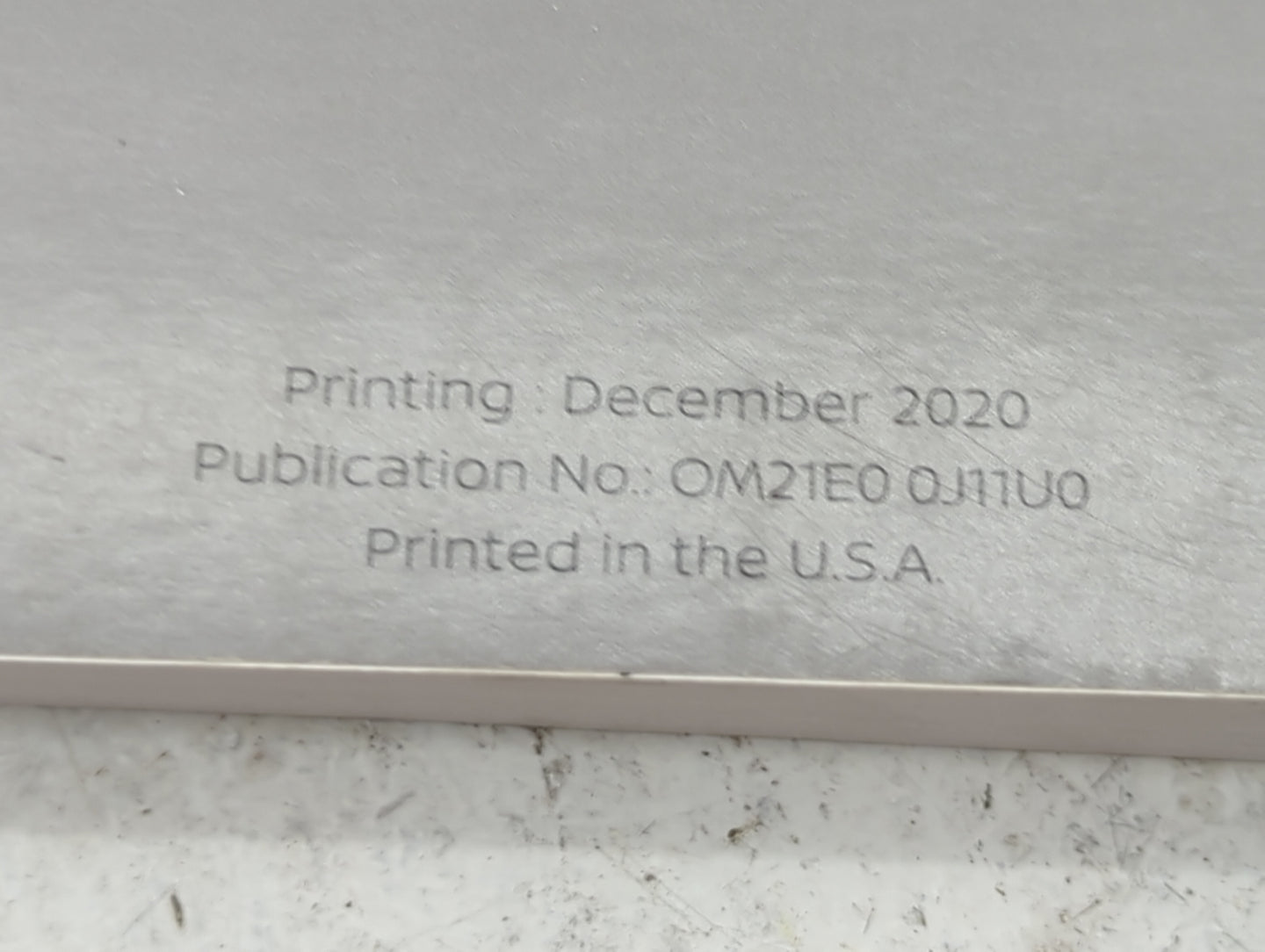 2021 Nissan Rogue Sport Owners Manual Book Guide P/N:OM21E0 0J11U0 OEM Used Auto Parts - Oemusedautoparts1.com