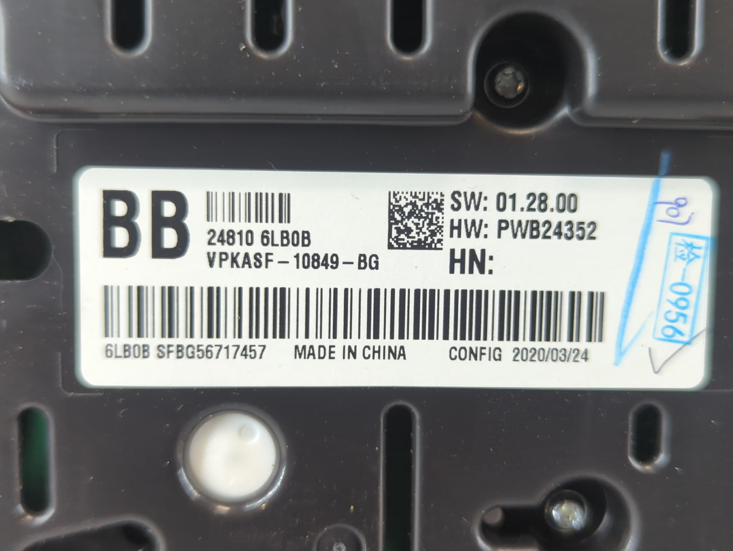 2020-2021 Nissan Sentra Instrument Cluster Speedometer Gauges P/N:VPKASF-10849-BG 24810 6LB0B Fits Fits 2020 2021 OEM Used A
