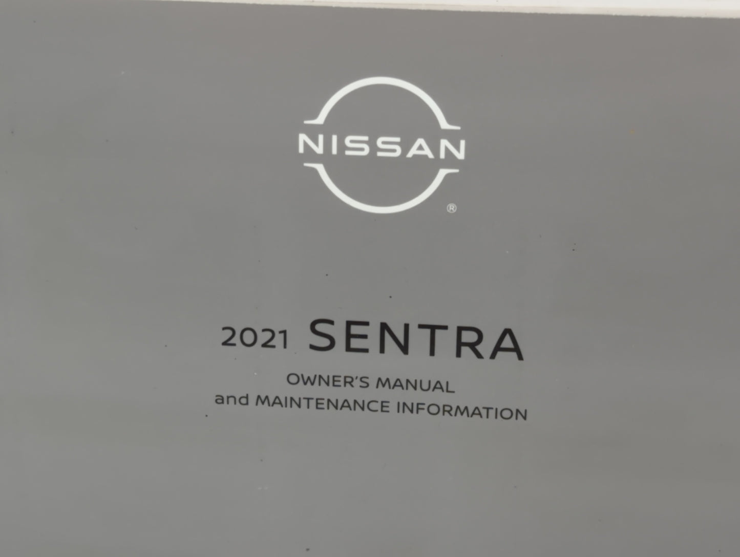 2021 Nissan Sentra Owners Manual Book Guide P/N:OM21EM 0B18U0 OEM Used Auto Parts - Oemusedautoparts1.com