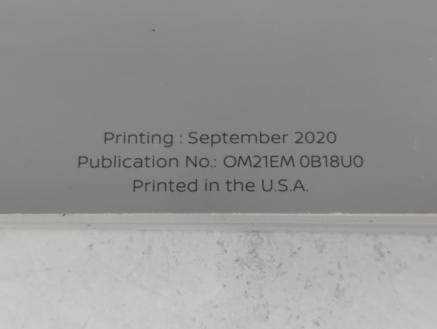 2021 Nissan Sentra Owners Manual Book Guide P/N:OM21EM 0B18U0 OEM Used Auto Parts - Oemusedautoparts1.com