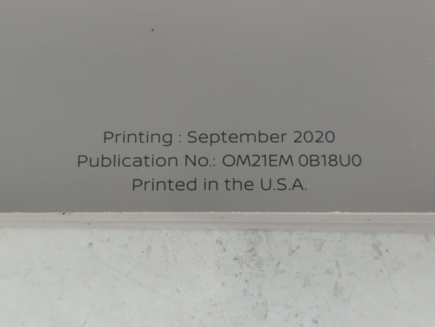 2021 Nissan Sentra Owners Manual Book Guide P/N:OM21EM 0B18U0 OEM Used Auto Parts - Oemusedautoparts1.com