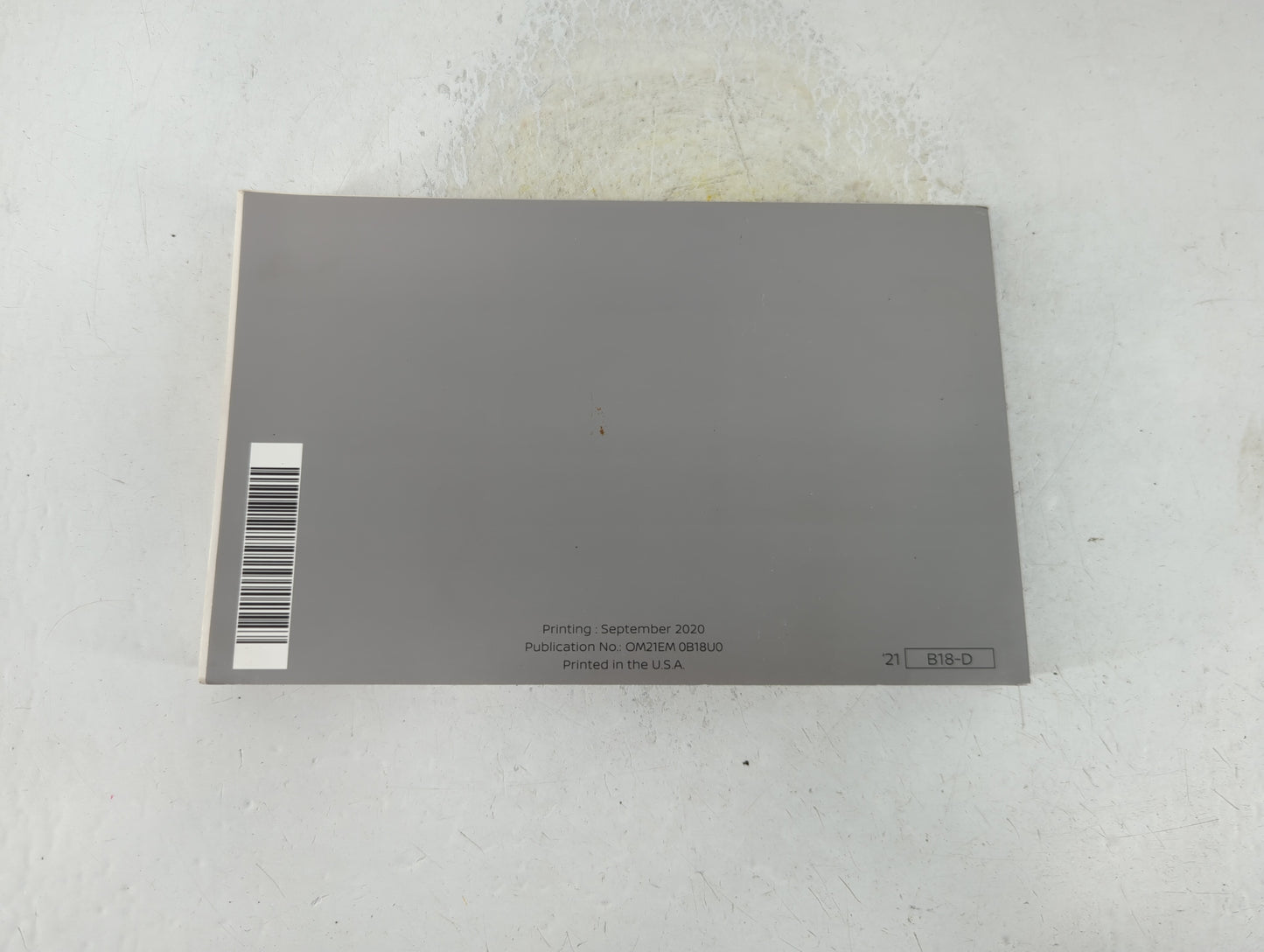 2021 Nissan Sentra Owners Manual Book Guide P/N:OM21EM 0B18U0 OEM Used Auto Parts - Oemusedautoparts1.com