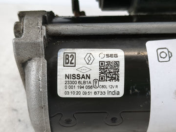 2020-2022 Nissan Sentra Car Starter Motor Solenoid OEM P/N:23300 6KB1A Fits Fits 2020 2021 2022 OEM Used Auto Parts