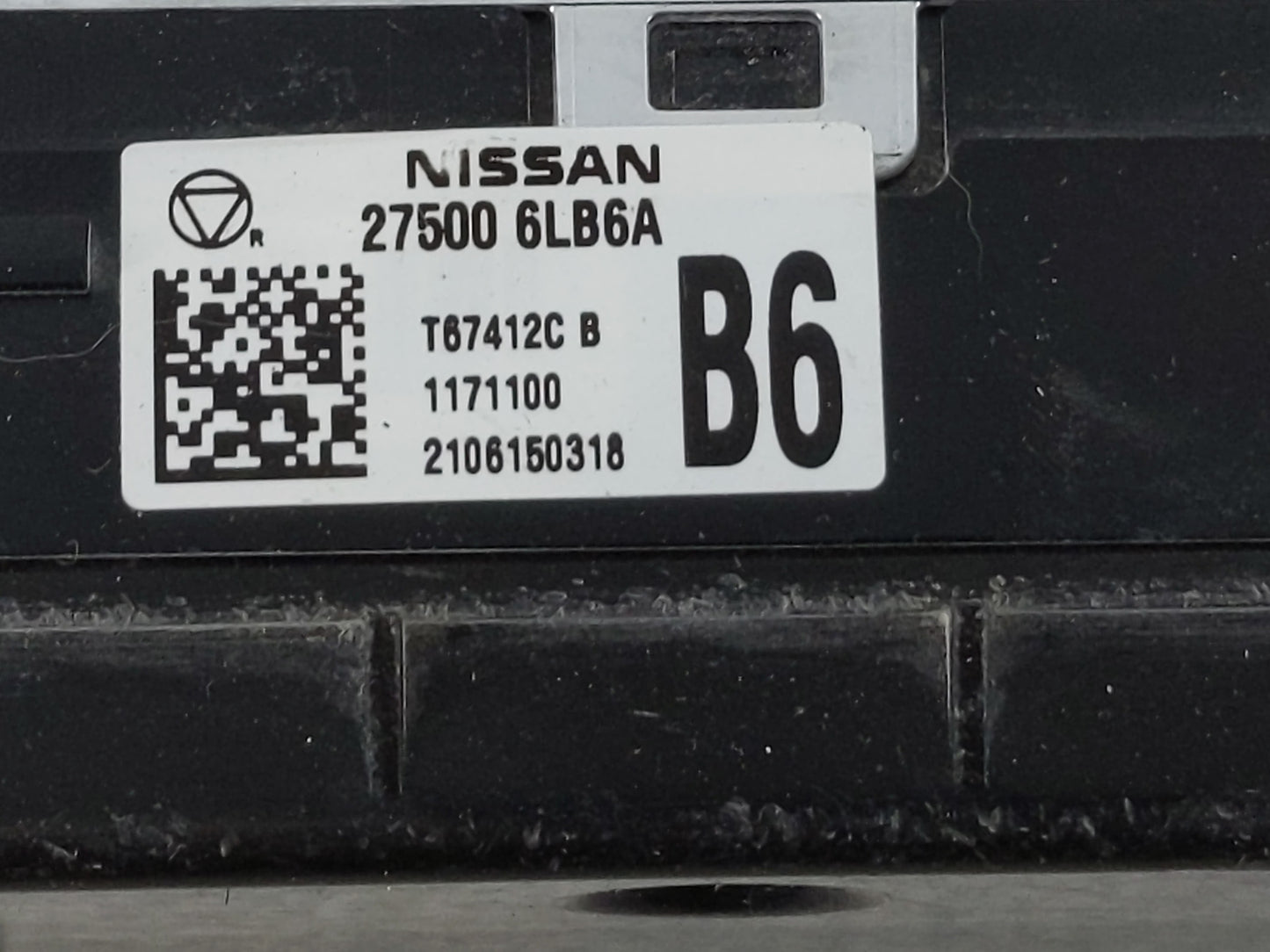 2020-2022 Nissan Sentra Climate Control Module Temperature AC/Heater Replacement P/N:27500 6LB6A Fits Fits 2020 2021 2022 OE