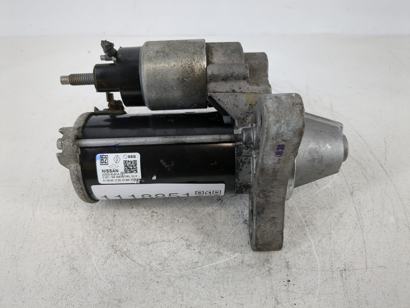 2020-2022 Nissan Sentra Car Starter Motor Solenoid OEM P/N:23300 6LB1A Fits Fits 2020 2021 2022 OEM Used Auto Parts - Oemuse