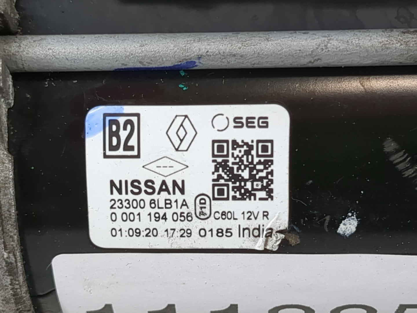 2020-2022 Nissan Sentra Car Starter Motor Solenoid OEM P/N:23300 6LB1A Fits Fits 2020 2021 2022 OEM Used Auto Parts - Oemuse