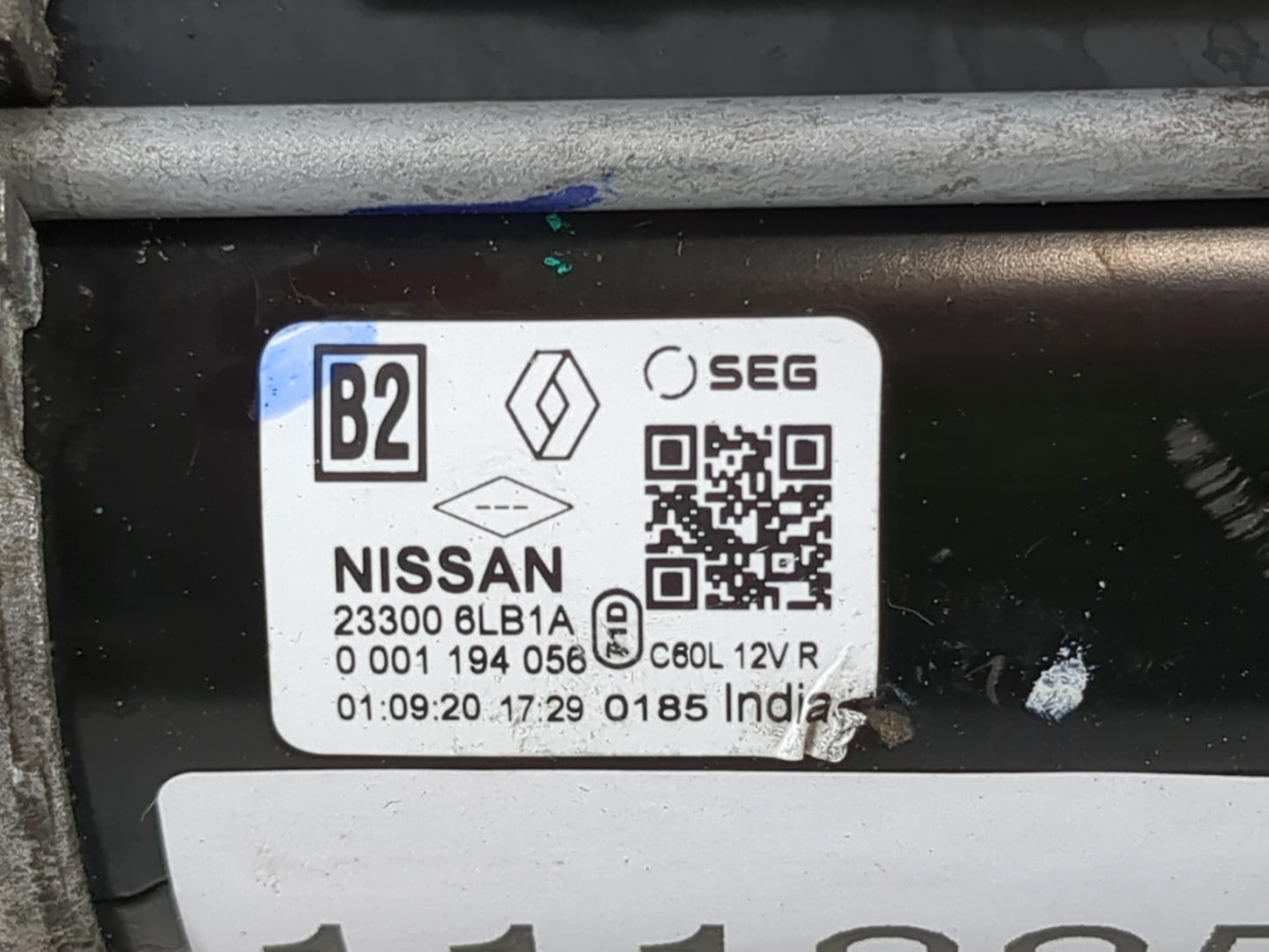 2020-2022 Nissan Sentra Car Starter Motor Solenoid OEM P/N:23300 6LB1A Fits Fits 2020 2021 2022 OEM Used Auto Parts - Oemuse