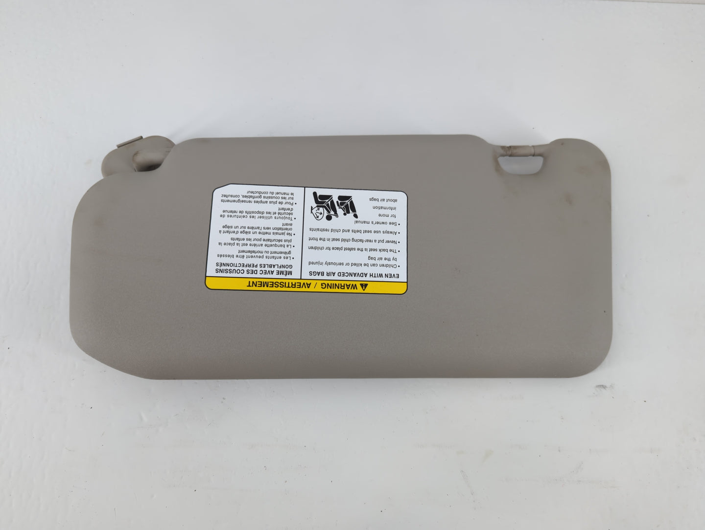 2020-2022 Nissan Sentra Sun Visor Shade Replacement Passenger Right Mirror Fits Fits 2020 2021 2022 OEM Used Auto Parts - Oe