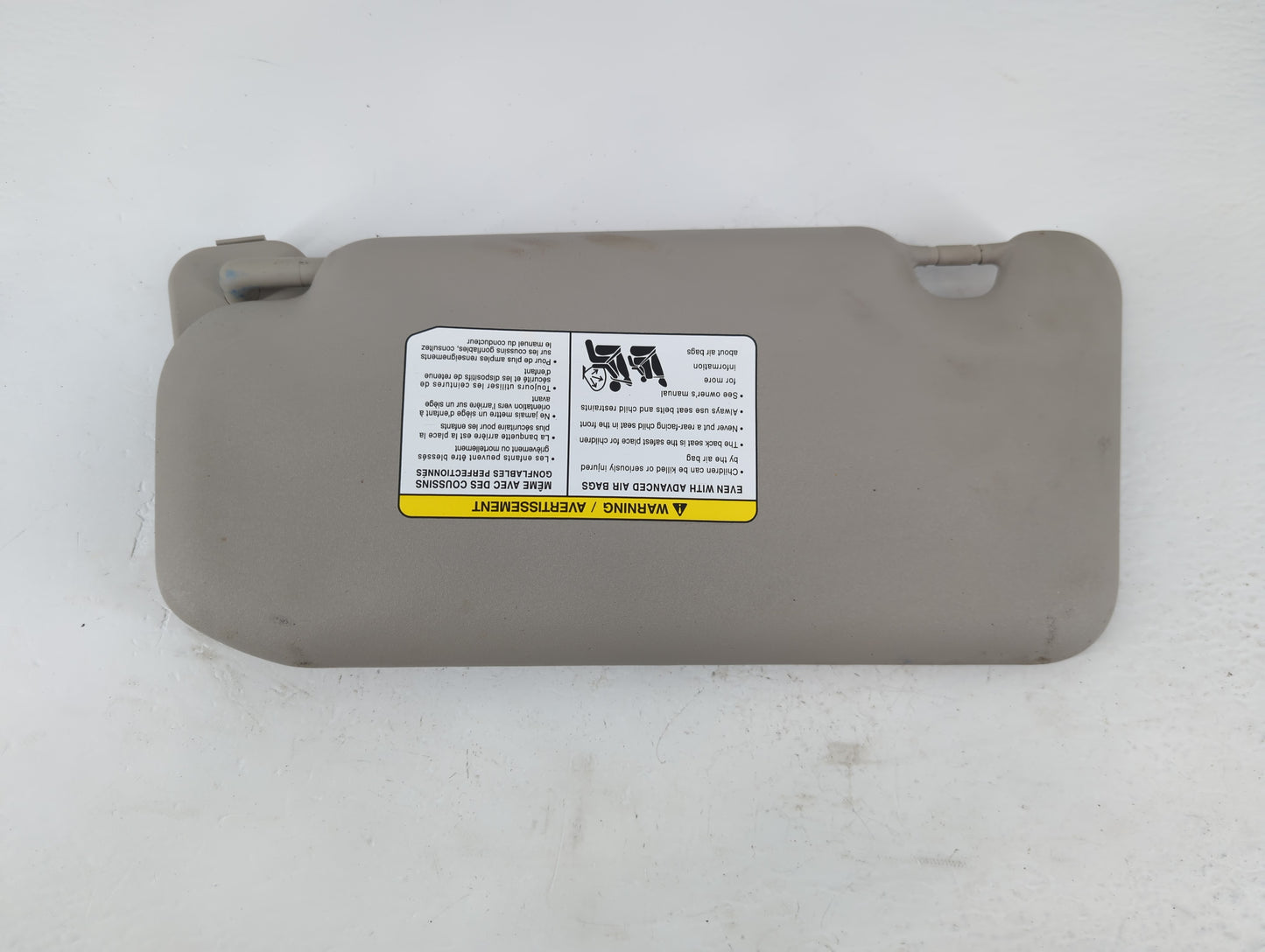 2020-2022 Nissan Sentra Sun Visor Shade Replacement Passenger Right Mirror Fits Fits 2020 2021 2022 OEM Used Auto Parts - Oe