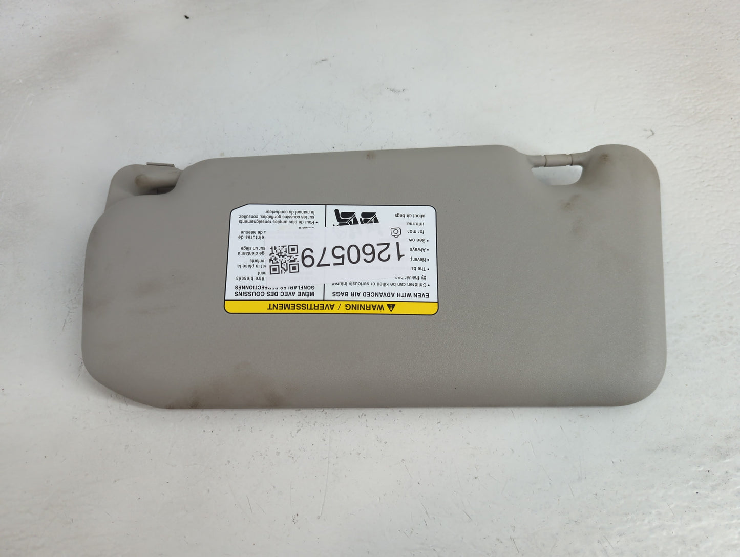 2020-2022 Nissan Sentra Sun Visor Shade Replacement Passenger Right Mirror Fits Fits 2020 2021 2022 OEM Used Auto Parts - Oe