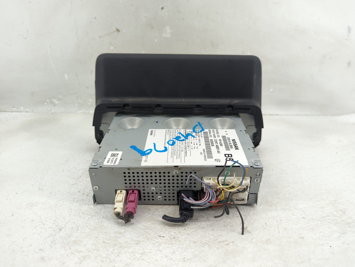 2020-2022 Nissan Sentra Radio AM FM Cd Player Receiver Replacement P/N:2591A 6LB5A Fits Fits 2020 2021 2022 OEM Used Auto Pa