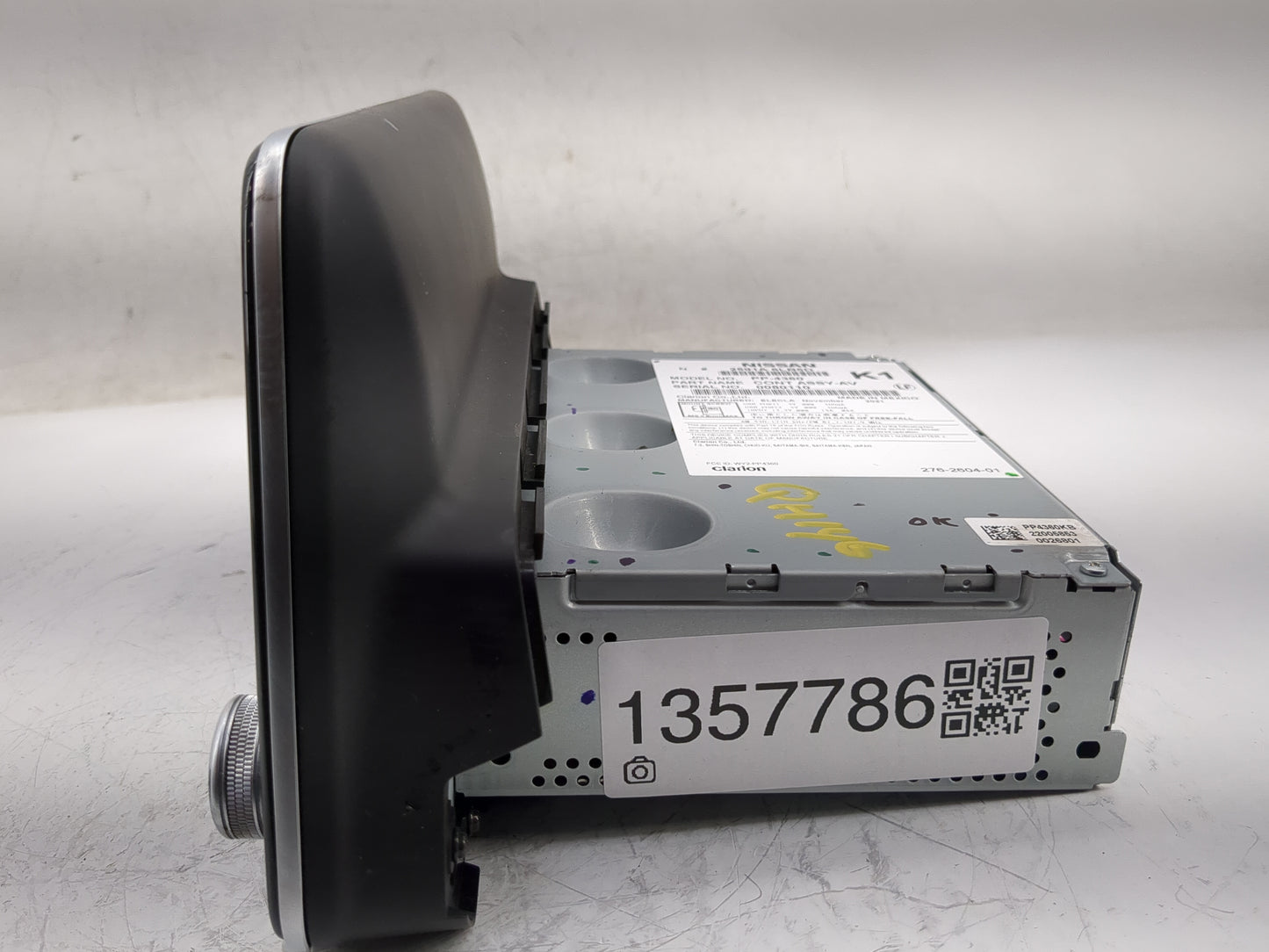 2020-2022 Nissan Sentra Radio AM FM Cd Player Receiver Replacement P/N:2591A 6LB5D 2591A 6LB5A Fits Fits 2020 2021 2022 OEM 