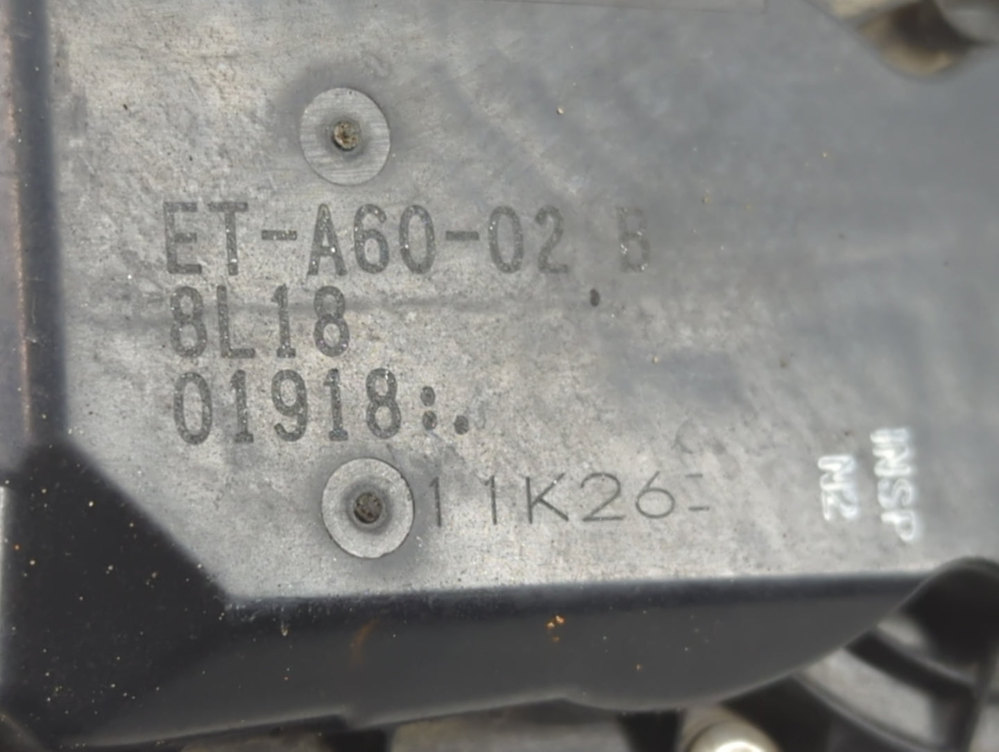 2020-2022 Nissan Sentra Throttle Body P/N:ET-A60-02 Fits Fits 2020 2021 2022 OEM Used Auto Parts - Oemusedautoparts1.com