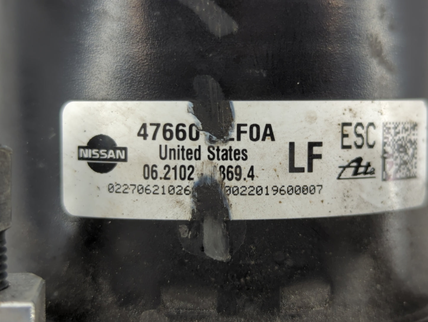 2020-2022 Nissan Sentra ABS Pump Control Module Replacement P/N:47660 3AN0A 47660 6LF0A Fits Fits 2020 2021 2022 OEM Used Au